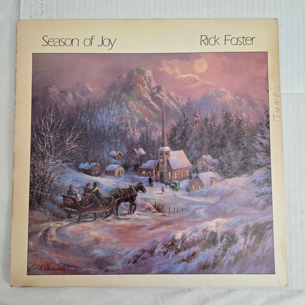 Rick Foster Season Of Joy Vinyl LP Record 1985 Edensong ES600 Classical Guitar